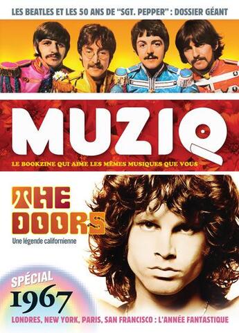 Couverture du livre « Muziq - numero 7 les doors et les beatles - special 1967 » de  aux éditions Muziq