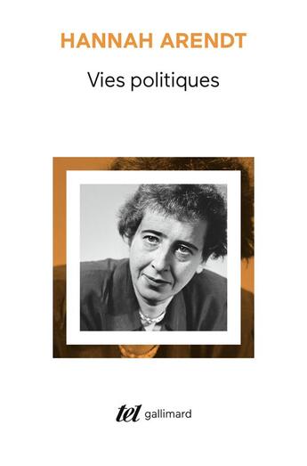 Couverture du livre « Vies politiques » de Hannah Arendt aux éditions Gallimard
