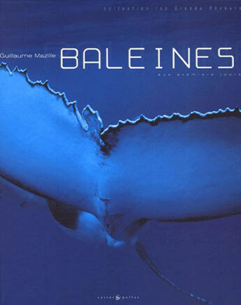 Couverture du livre « Baleines ; aux premiers jours » de Guillaume Mazille aux éditions Castor Et Pollux