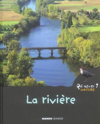 Couverture du livre « La riviere - qui es-tu ? nature » de Anne Jonas aux éditions Mango