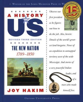 Couverture du livre « A History of US: The New Nation: 1789-1850 A History of US Book Four » de Hakim Joy aux éditions Oxford University Press Usa