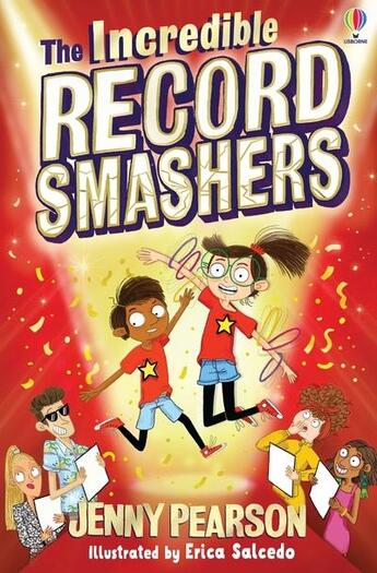 Couverture du livre « The incredible record smashers » de Erica Salcedo Saiz et Pearson Jenny aux éditions Usborne