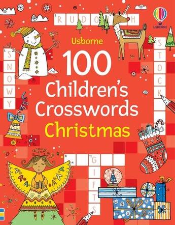 Couverture du livre « 100 children's crosswords : christmas » de Clarke aux éditions Usborne