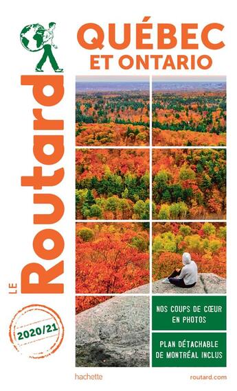 Couverture du livre « Guide du Routard ; Québec et Ontario (édition 2020/2021) » de Collectif Hachette aux éditions Hachette Tourisme