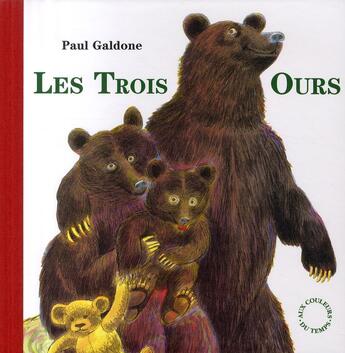 Couverture du livre « Les trois ours » de Paul Galdone aux éditions Circonflexe