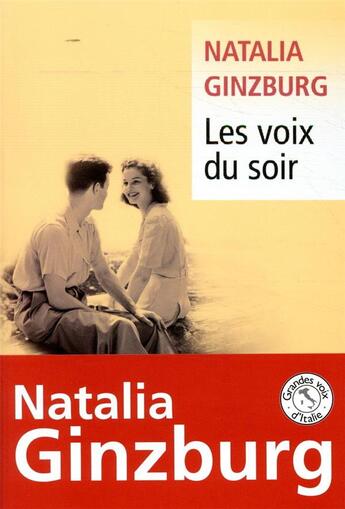 Couverture du livre « Les voix du soir » de Natalia Ginzburg aux éditions Liana Levi
