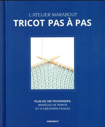 Couverture du livre « Tricot pas à pas » de  aux éditions Marabout