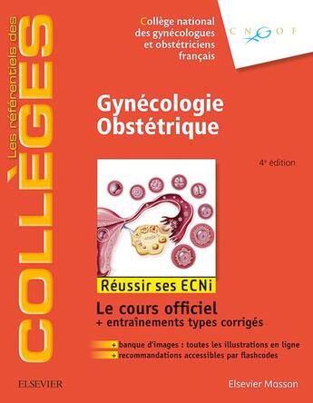 Couverture du livre « Gynécologie obstétrique ; réussir les ECNI » de  aux éditions Elsevier-masson