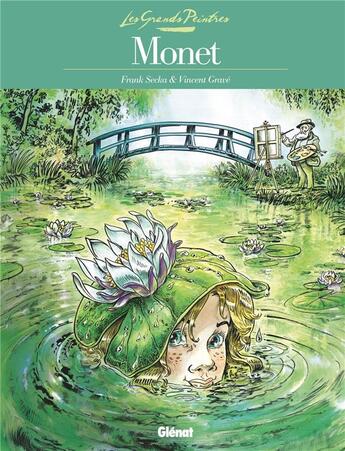 Couverture du livre « LES GRANDS PEINTRES : Monet » de Vincent Grave et Frank Secka aux éditions Glenat