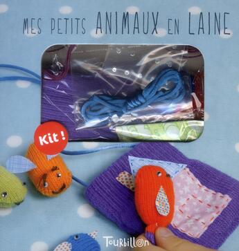 Couverture du livre « Mes petits amis de laine » de Virginie Desmoulins aux éditions Tourbillon