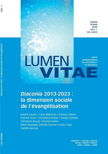 Couverture du livre « Lumen Vitae revue » de Gilles Routhier aux éditions Rirtp
