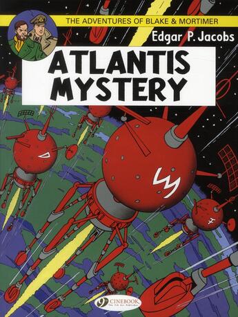 Couverture du livre « Blake et Mortimer t.12 : Atlantis mystery » de Edgar Pierre Jacobs aux éditions Cinebook