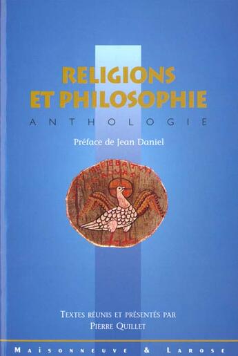 Couverture du livre « Religions Et Philosophie » de Quillet P aux éditions Maisonneuve Larose