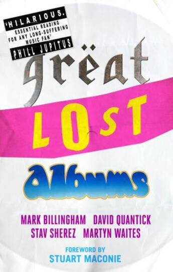 Couverture du livre « Great Lost Albums » de Mark Billingham aux éditions Little Brown Book Group Digital