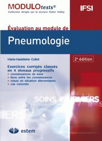 Couverture du livre « Pneumologie » de Mallay aux éditions Vuibert