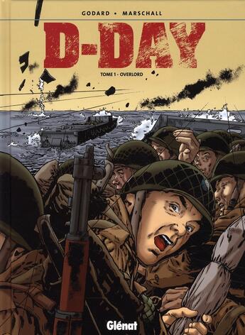 Couverture du livre « D-day t.1 ; overlord » de Christian Godard aux éditions Glenat