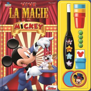 Couverture du livre « La maison de Mickey ; vive la magie de Mickey » de Disney aux éditions Pi Kids