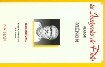 Couverture du livre « Menon » de Platon et Bernard Piettre aux éditions Nathan