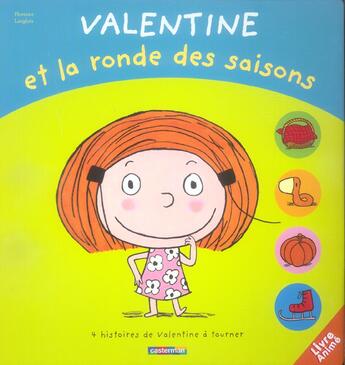 Couverture du livre « Valentine et la ronde des saisons » de Langlois aux éditions Casterman