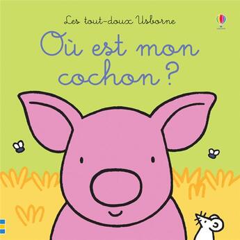 Couverture du livre « Où est mon cochon ? » de Rachel Wells et Fiona Watt aux éditions Usborne