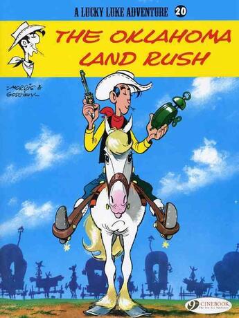 Couverture du livre « Lucky Luke T.20 ; the Oklahoma Land Rush » de Rene Goscinny et Morris aux éditions Cinebook