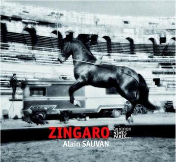 Couverture du livre « Zingaro ; Avignon, Nîmes, Paris... » de Alain Sauvan aux éditions Sansouire