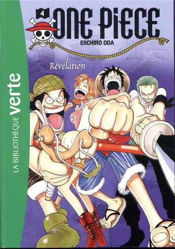Couverture du livre « One Piece Tome 4 : révélation » de Eiichiro Oda aux éditions Hachette Jeunesse