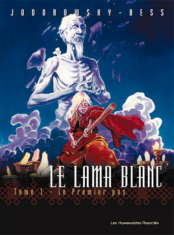Couverture du livre « Le Lama Blanc T.1 ; le premier pas » de Alexandro Jodorowsky et Georges Bess aux éditions Humanoides Associes