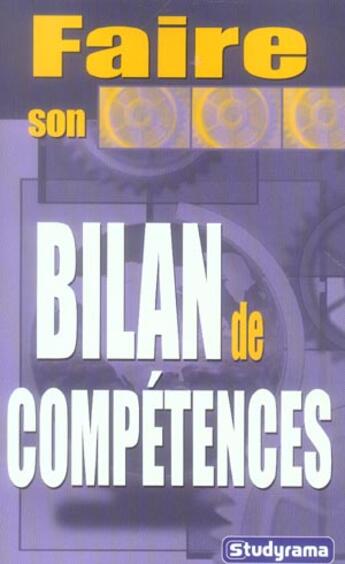 Couverture du livre « Faire son bilan de competences » de Philippe Andreani aux éditions Studyrama