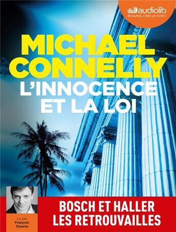 Couverture du livre « L'innocence et la loi - livre audio 2 cd mp3 » de Michael Connelly aux éditions Audiolib