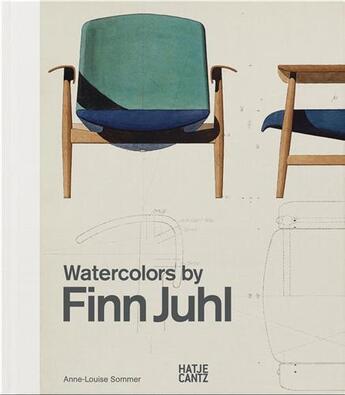 Couverture du livre « Watercolours by finn juhl » de Sommer Anne-Louise aux éditions Hatje Cantz