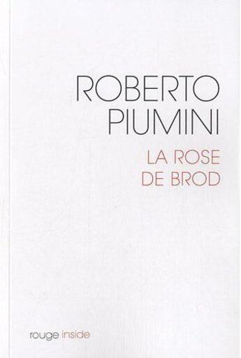 Couverture du livre « La rose de Brod » de Roberto Piumini aux éditions Rouge Inside