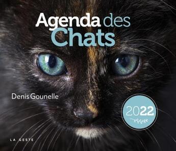 Couverture du livre « Agenda des chats » de Denis Gounelle aux éditions Geste