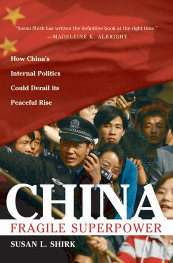 Couverture du livre « CHINA - THE FRAGILE SUPERPOWER » de Susan Shirk aux éditions Oxford Up Elt
