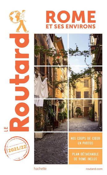 Couverture du livre « Guide du Routard : Rome et ses environs (édition 2021/2022) » de Collectif Hachette aux éditions Hachette Tourisme