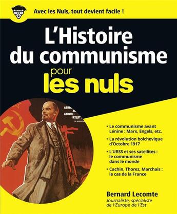 Couverture du livre « L'histoire du communisme pour les nuls » de Bernard Lecomte aux éditions First