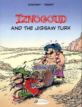 Couverture du livre « Iznogoud t.11 ; Iznogoud and the jigsaw turk » de Jean Tabary et Rene Goscinny aux éditions Cinebook