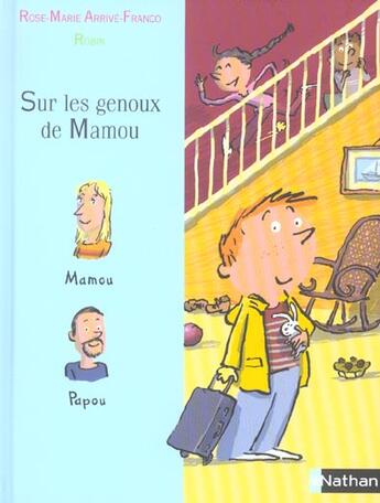 Couverture du livre « Sur Les Genoux De Manou » de Rose-Marie Arrive-Franco aux éditions Nathan