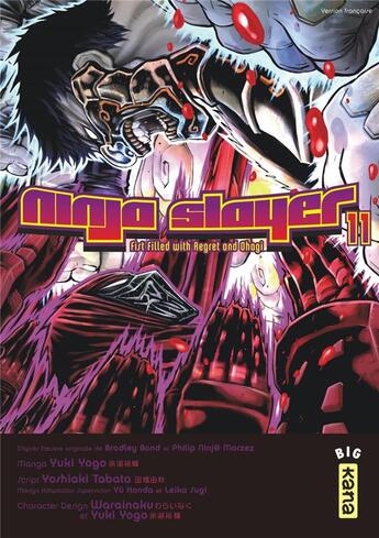 Couverture du livre « Ninja slayer Tome 11 » de Bradley Bond et Yoshiaki Tabata et Yuki Yogo aux éditions Kana