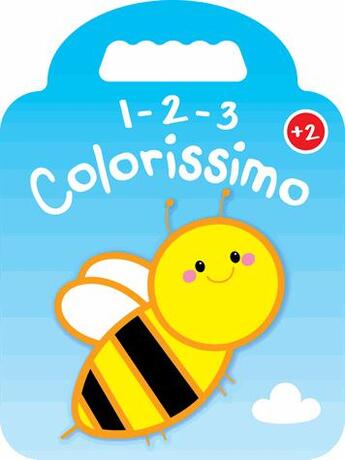 Couverture du livre « 123 colorissimo ; l'abeille » de  aux éditions Yoyo Books