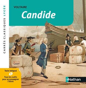 Couverture du livre « Candide » de Voltaire aux éditions Nathan