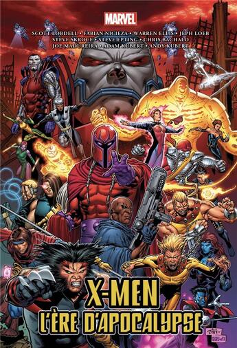 Couverture du livre « X-Men : l'ère d'apocalypse » de Mark Waid et Scott Lobdell et Fabian Nicieza et Joe Madureira aux éditions Panini