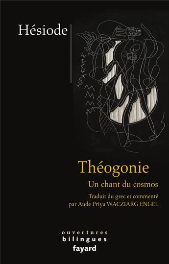 Couverture du livre « Théogonie ; le chant du cosmos » de Hesiode aux éditions Fayard