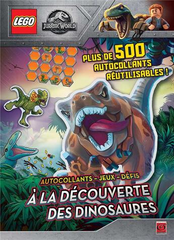 Couverture du livre « Lego - Jurassic World ; à la découverte des dinosaures » de  aux éditions Carabas