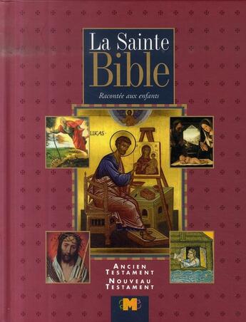 Couverture du livre « La sainte Bible racontée aux enfants » de  aux éditions Gi-ma-g