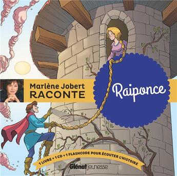 Couverture du livre « Raiponce » de Marlène Jobert aux éditions Glenat Jeunesse
