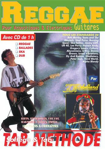 Couverture du livre « Reggae guitare methode rebillard cd » de Jjrebillard aux éditions Jj Rebillard