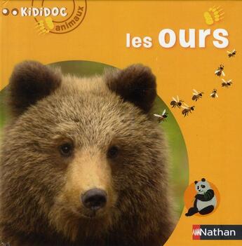 Couverture du livre « Les ours » de Delphine Grinberg aux éditions Nathan