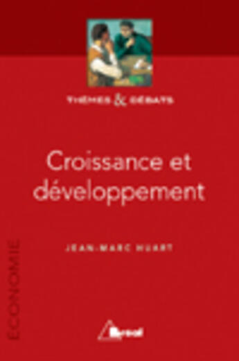 Couverture du livre « Croissance et développement » de Huart aux éditions Breal