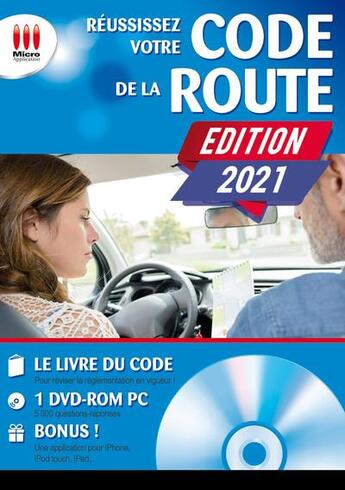 Couverture du livre « Reussissez votre code de la route 2021 » de Avanquest aux éditions Eska